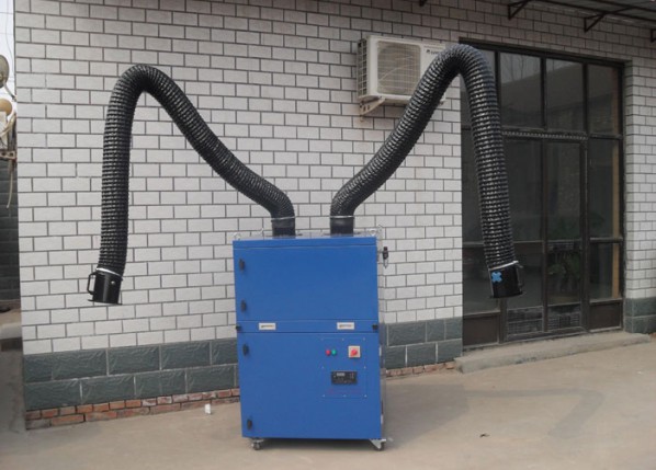 Dual-arm welding smoke purifier